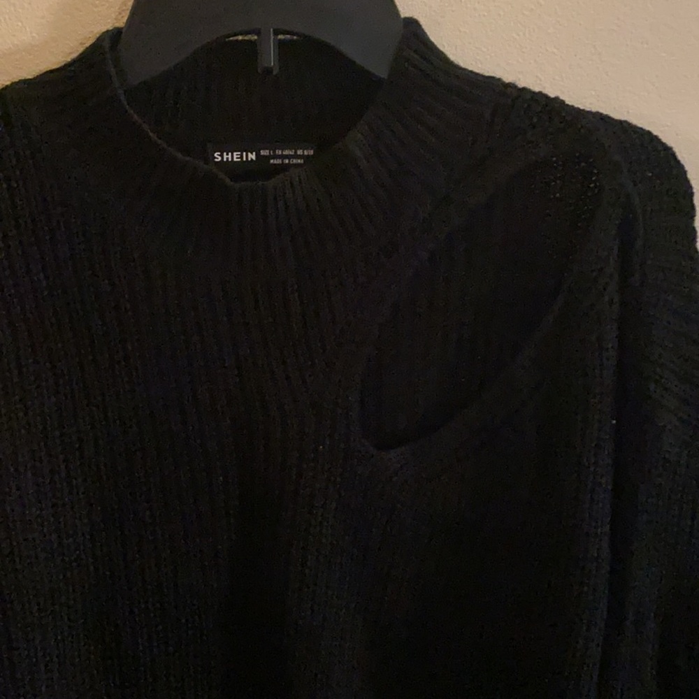 Juniors Black Sweater - Picture 2 of 3